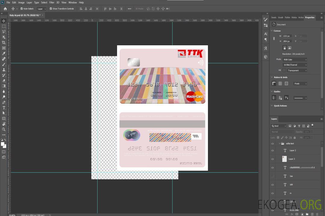 Macédoine TTK Banka AD Skopje mastercard template Macédoine TTK Banka AD Skopje mastercard template